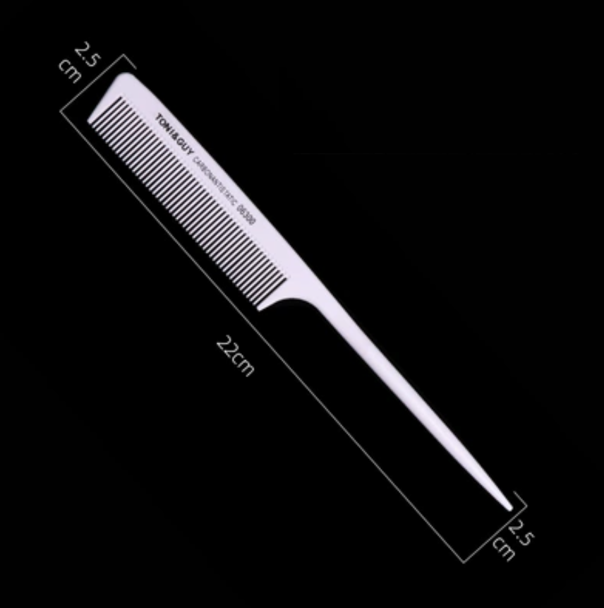 New tip and tail highlight comb, ultra-thin flat hair push comb (11 styles)