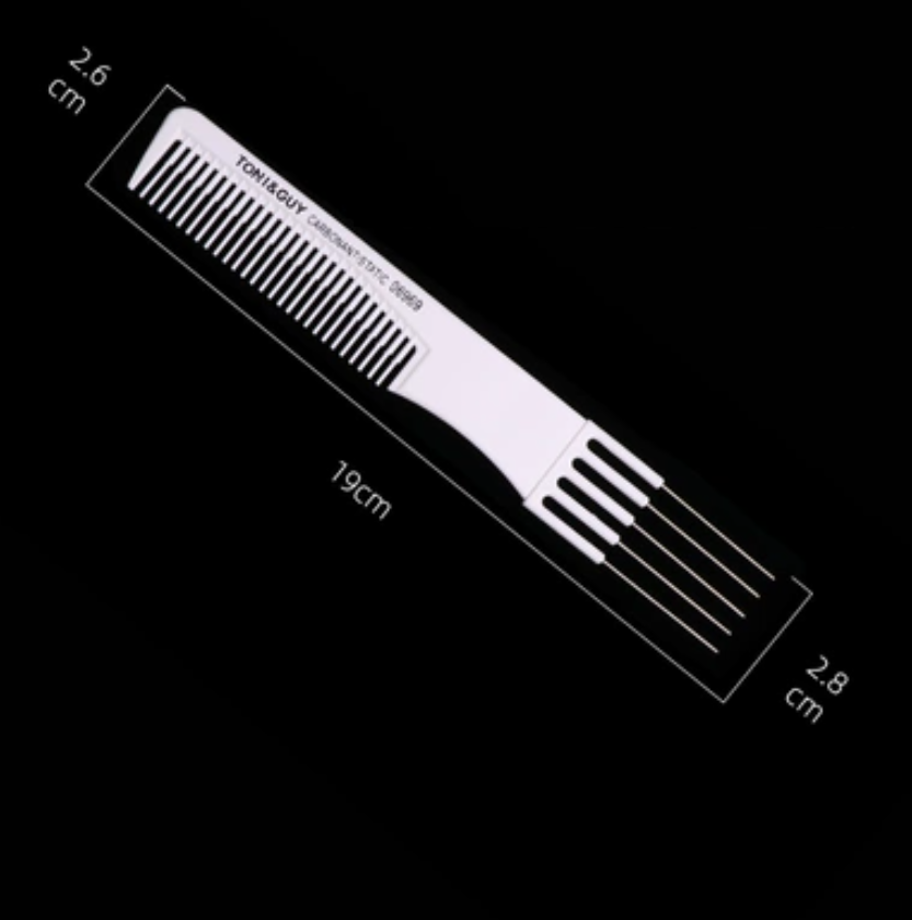 New tip and tail highlight comb, ultra-thin flat hair push comb (14 styles)