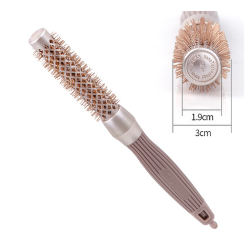 New style fluffy hair root comb and straight hair styling cylinder comb (01 small size: 3cm*13.5cm*26cm)