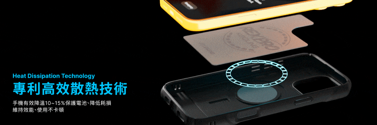 軍規防摔散熱手機殼