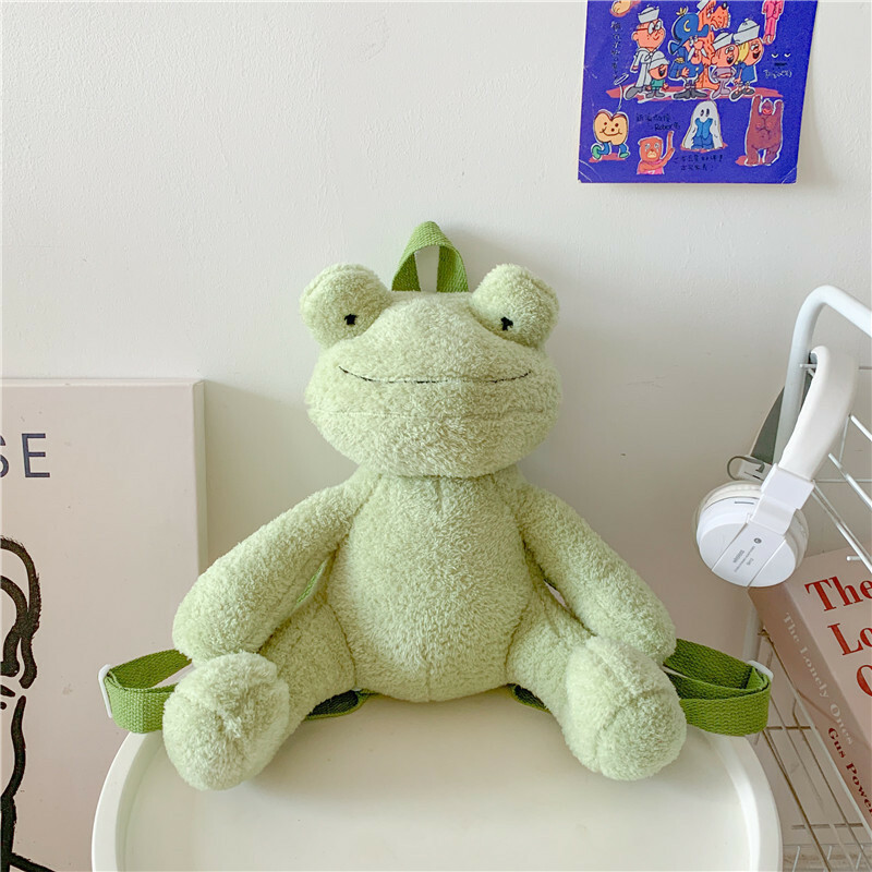 Cute Green Frog Backpack