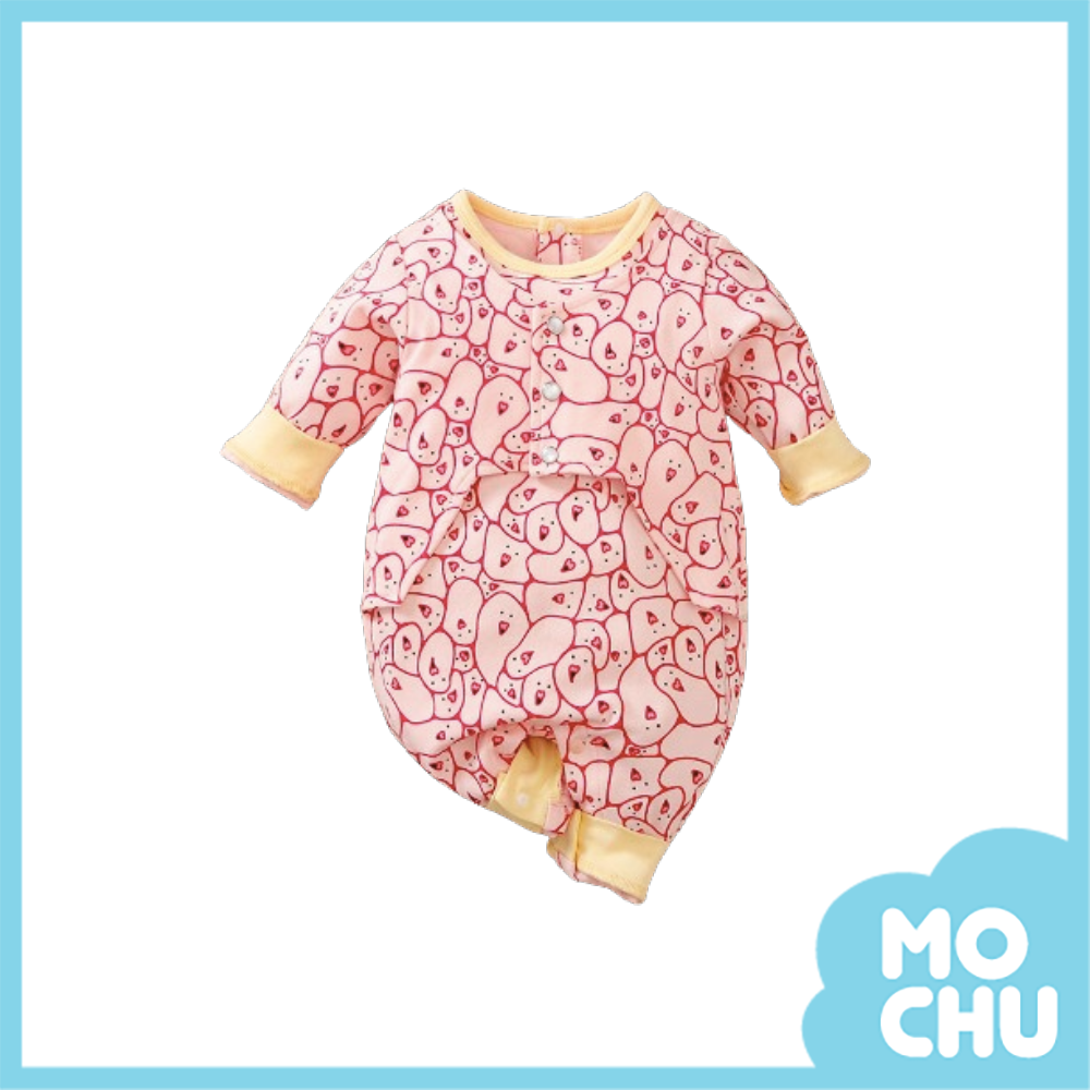 小鳥疊疊樂長袖連身衣