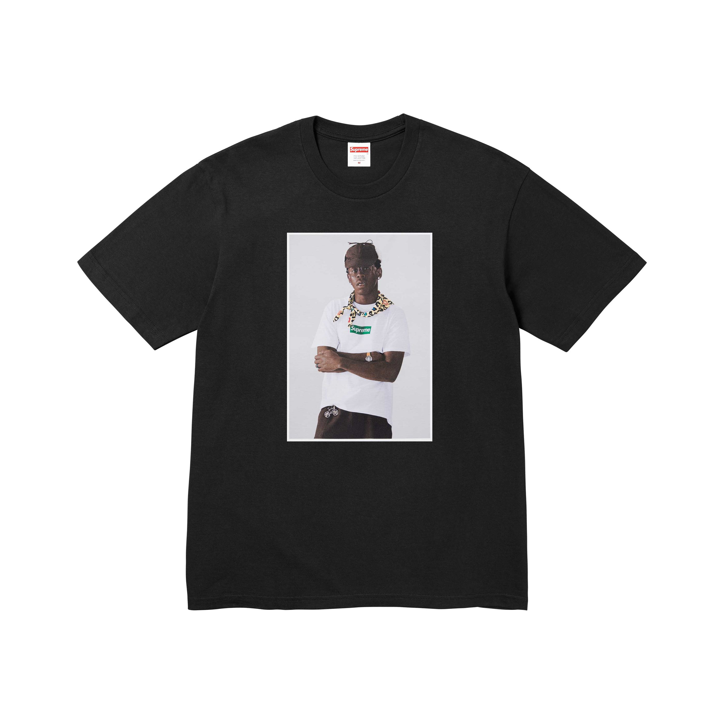 -(B3c02)-SUPREME TYLER THE CREATOR PHOTO TEE 造物主泰勒 照片T 黑/白-FW24T43