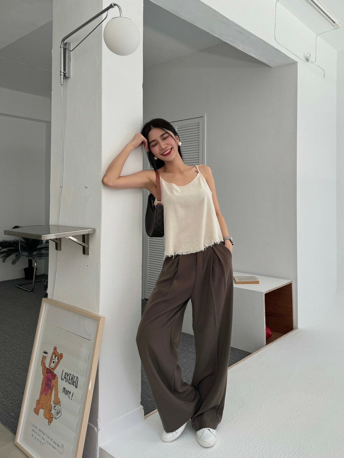 下抽鬚細肩背心