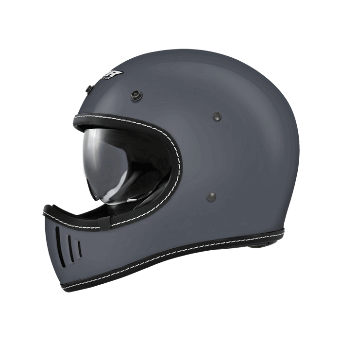 M2R MX-2 SV 亮水泥灰 素色 全罩 山車帽