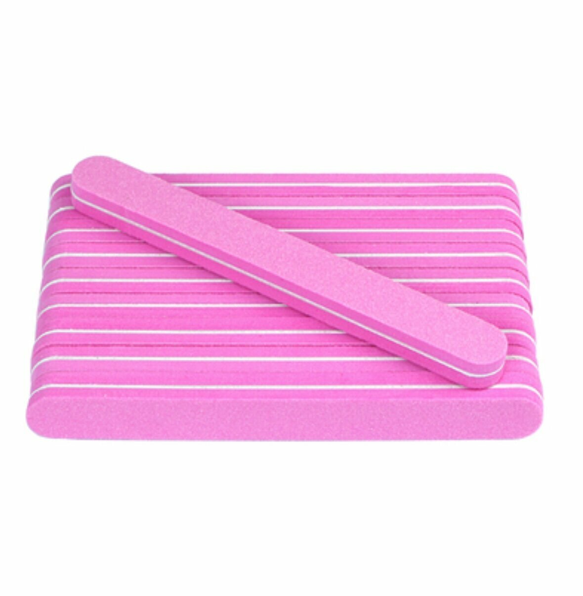 熱賣【10條裝】美甲護理工具(海綿直銼 17.5cm*1.9cm)(顏色隨機)