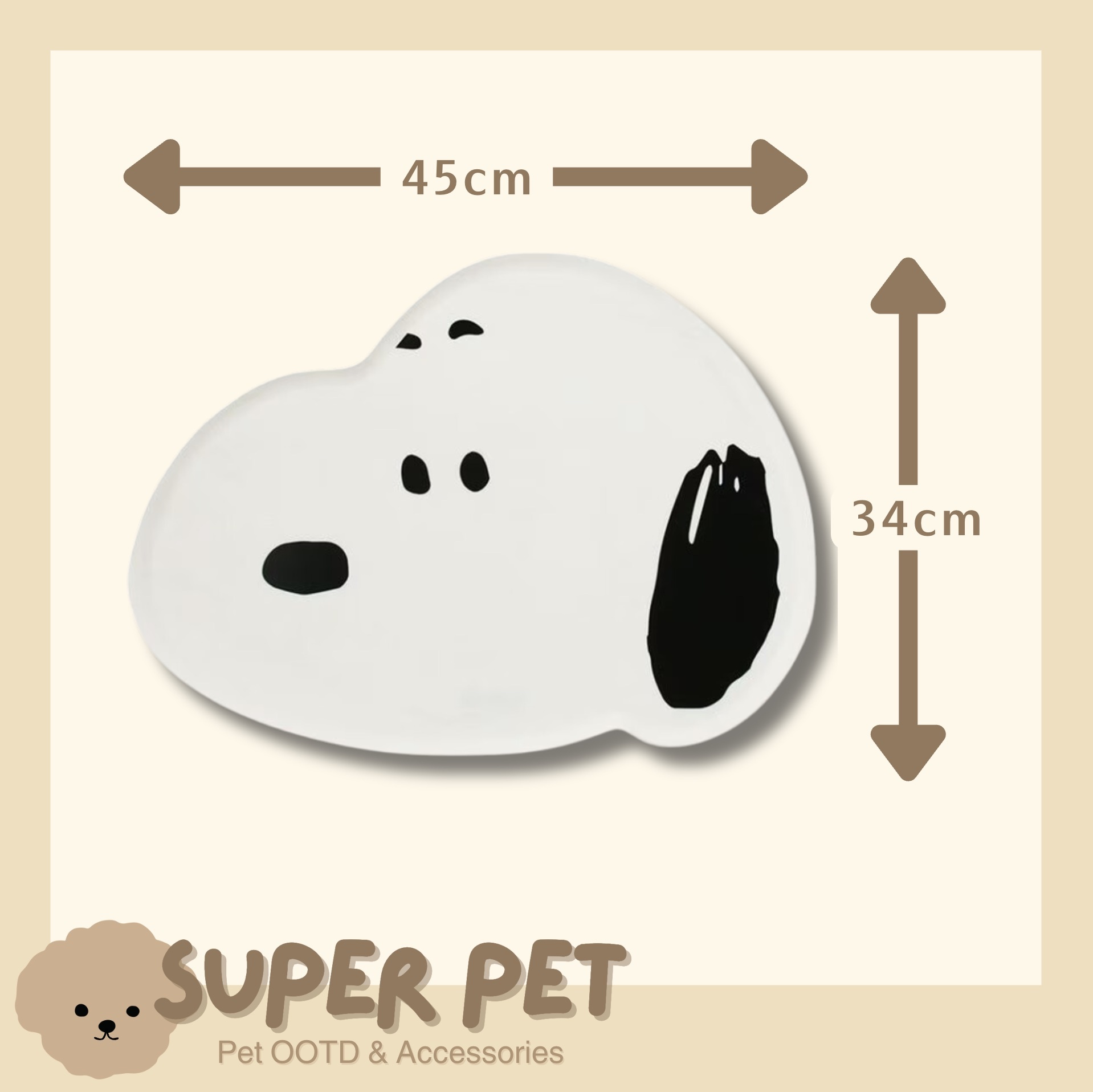 【預購】日本𝗣𝗲𝘁 𝗣𝗮𝗿𝗮𝗱𝗶𝘀𝗲 𝗫 𝗦𝗻𝗼𝗼𝗽𝘆餐食保潔墊