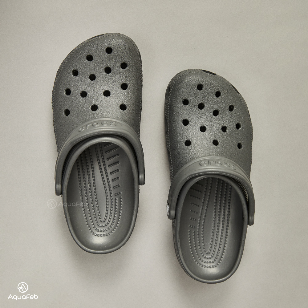 Crocs ClassicSlate 男鞋 女鞋 灰色 洞洞鞋 布希鞋 卡駱馳 涼拖鞋 100010DA