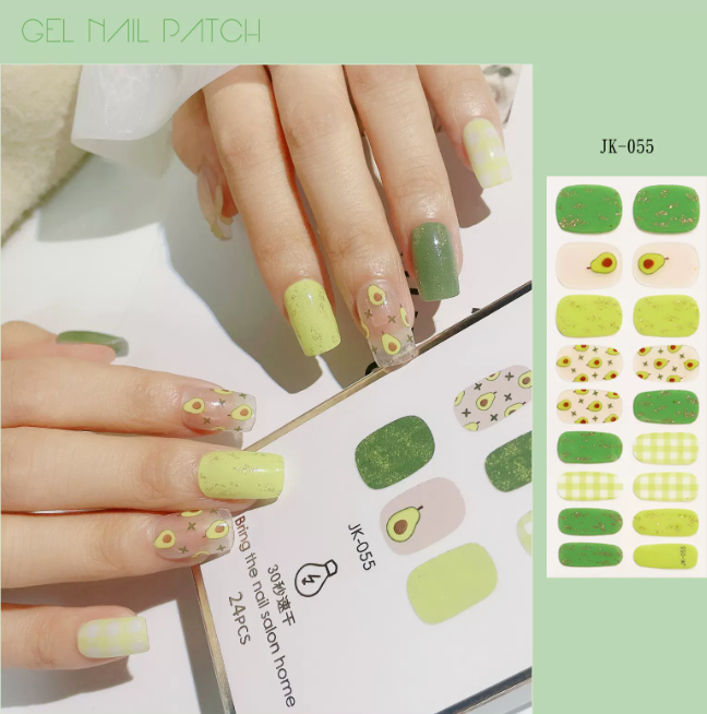 Hot Selling Manicure Gel Nail Stickers (055#)