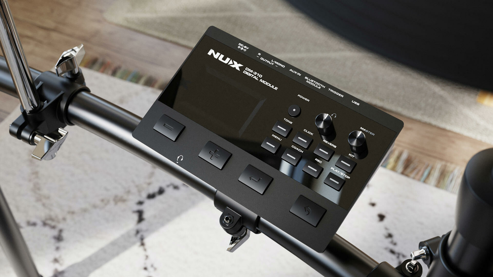 【全新上市】NUX DM-310 電子鼓 五粒組 四片鈸 可支援分軌錄音 藍芽連接