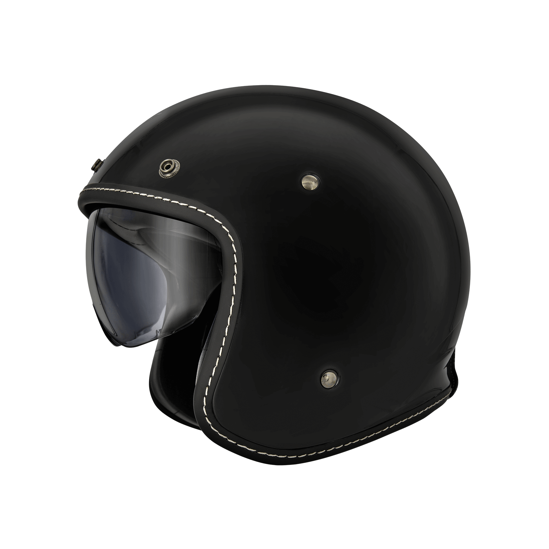 M2R MO-2 亮黑 加大版 素色 3/4罩 短鏡