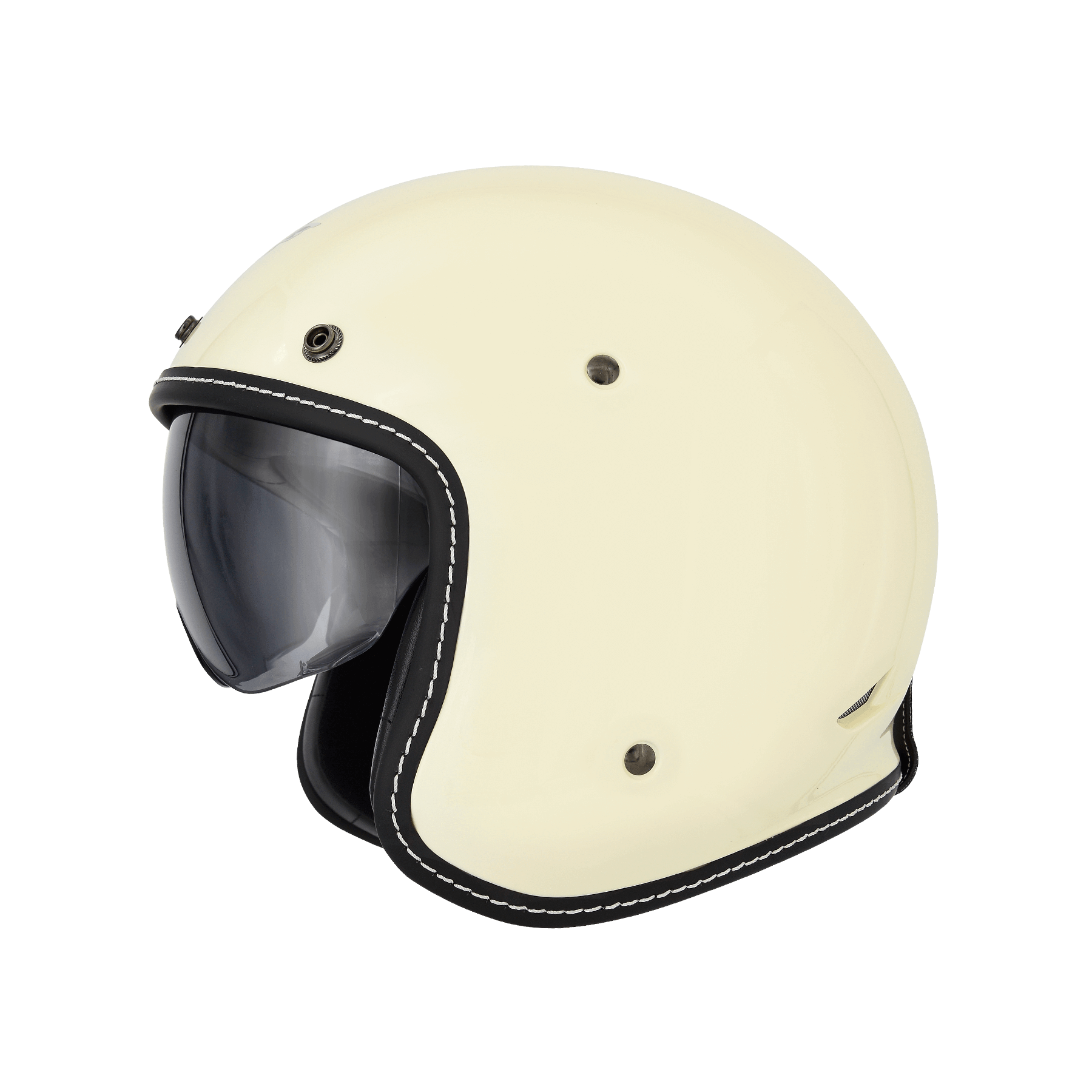 M2R MO-2 珍珠白 加大版 素色 3/4罩 短鏡