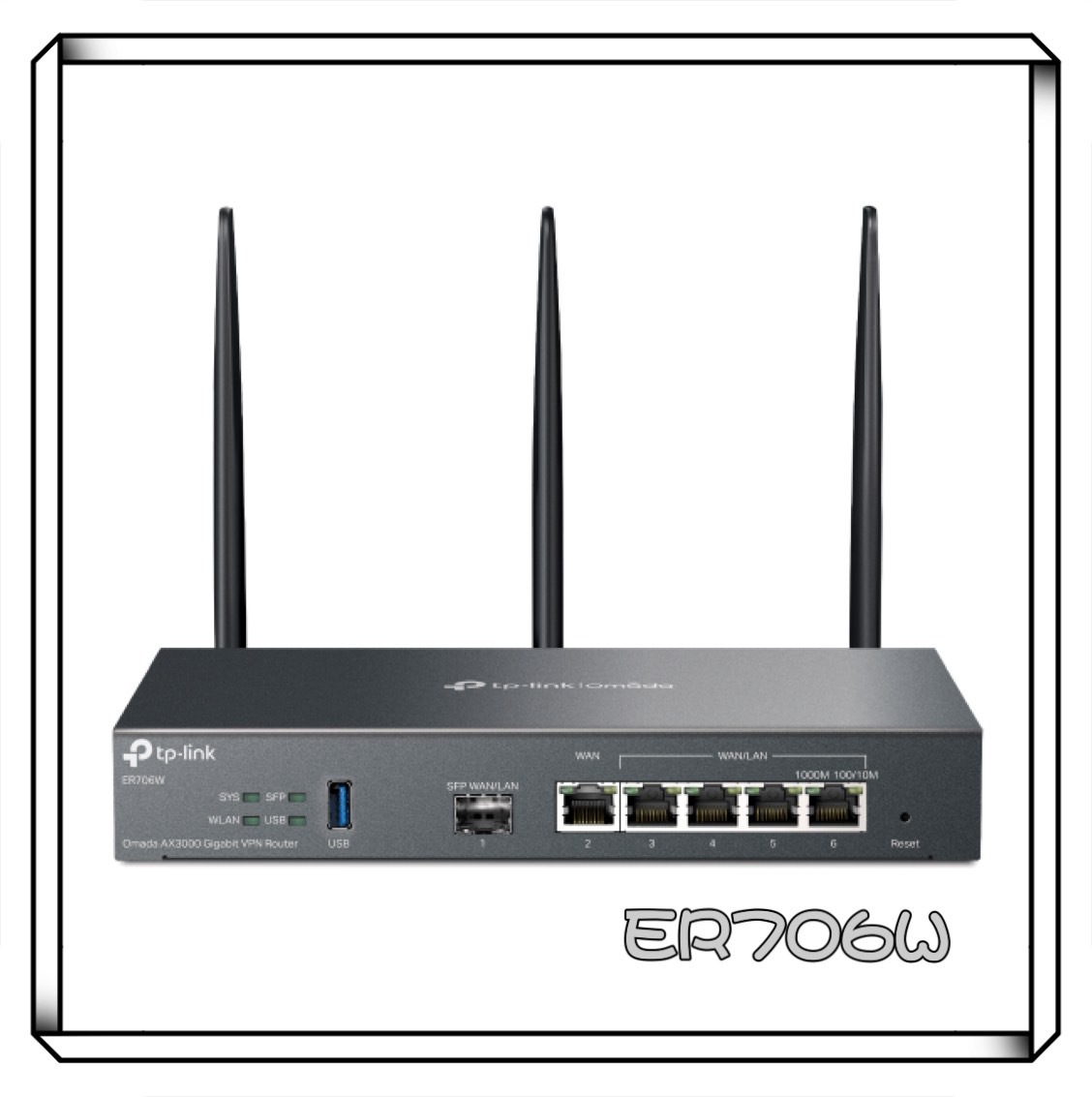 TP-Link ER706W Omada AX3000 雙頻　Gigabit VPN 雲端管理路由器