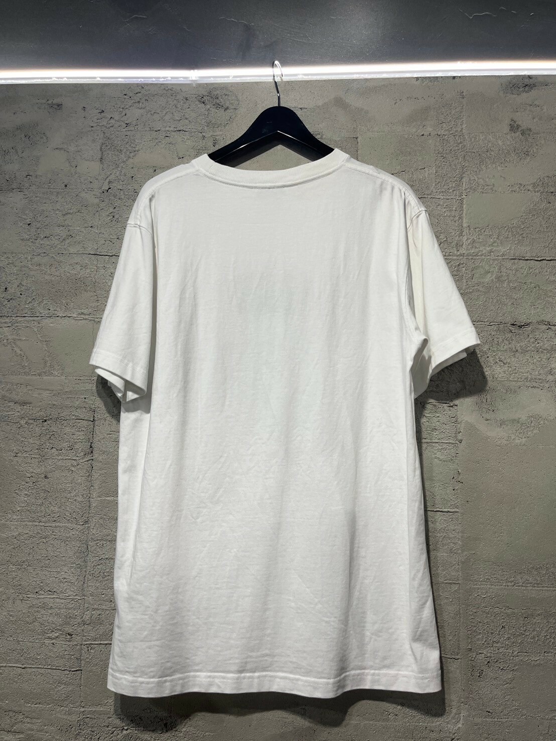 二手美品 Dior 刺繡Logo白色短袖 T