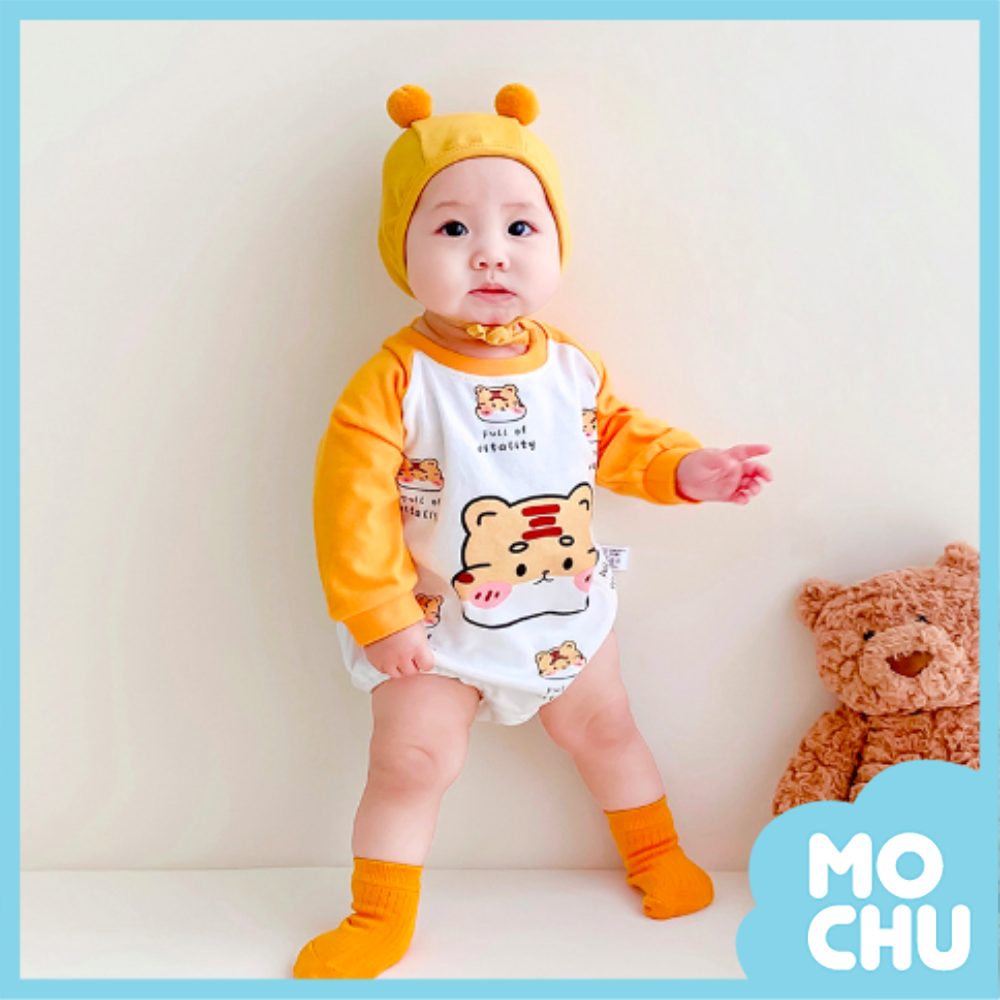 乖乖虎長袖包屁衣