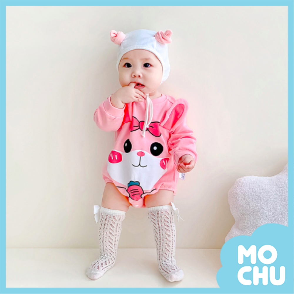 洛洛兔長袖包屁衣