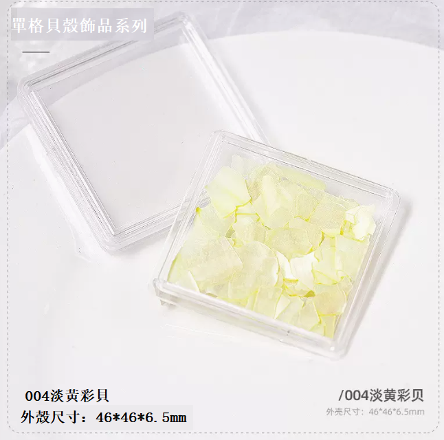 Hot Selling Nail Art Accessories Irregular Shell Stone Symphony (Single Box No. 004)