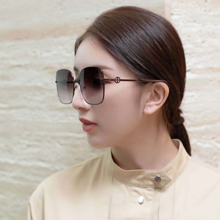 JC WU 純鈦 墨鏡 太陽眼鏡(古銅色)JC6003-1