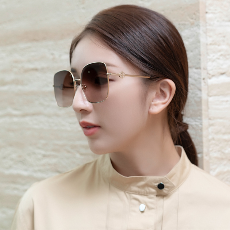 JC WU 純鈦 墨鏡 太陽眼鏡(金色)JC6003-2