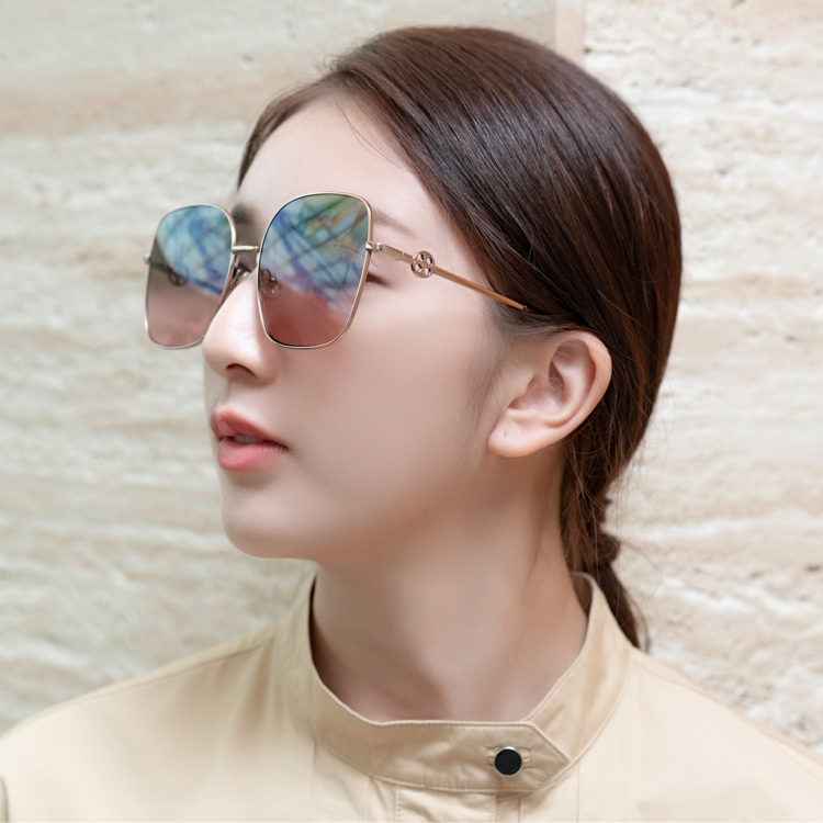 JC WU 純鈦 墨鏡 太陽眼鏡(玫瑰金)JC6003-3