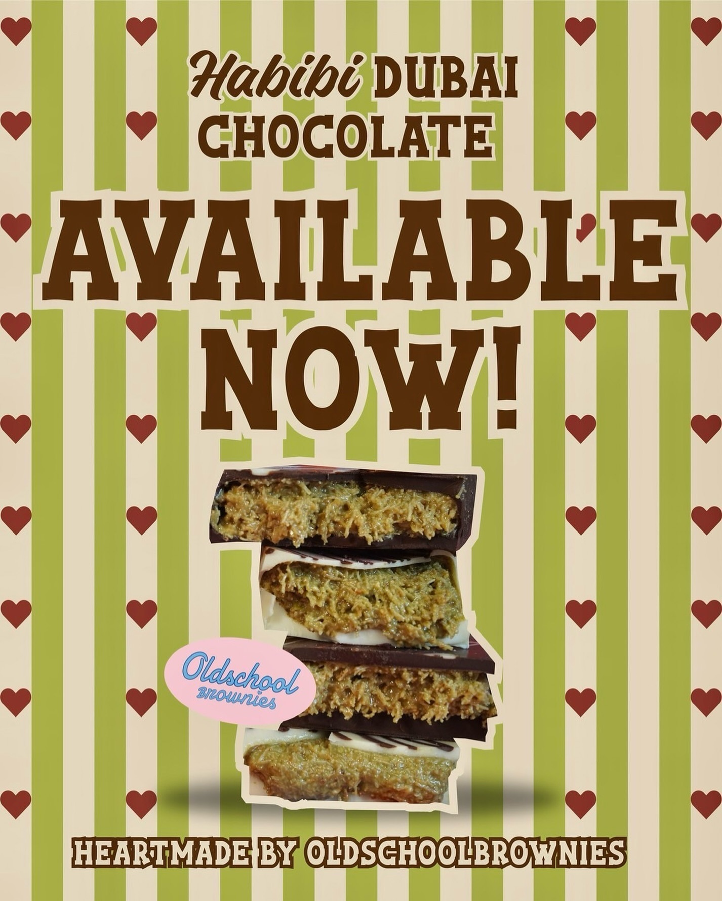 [預購] 杜拜開心果醬朱古力 💚🍫