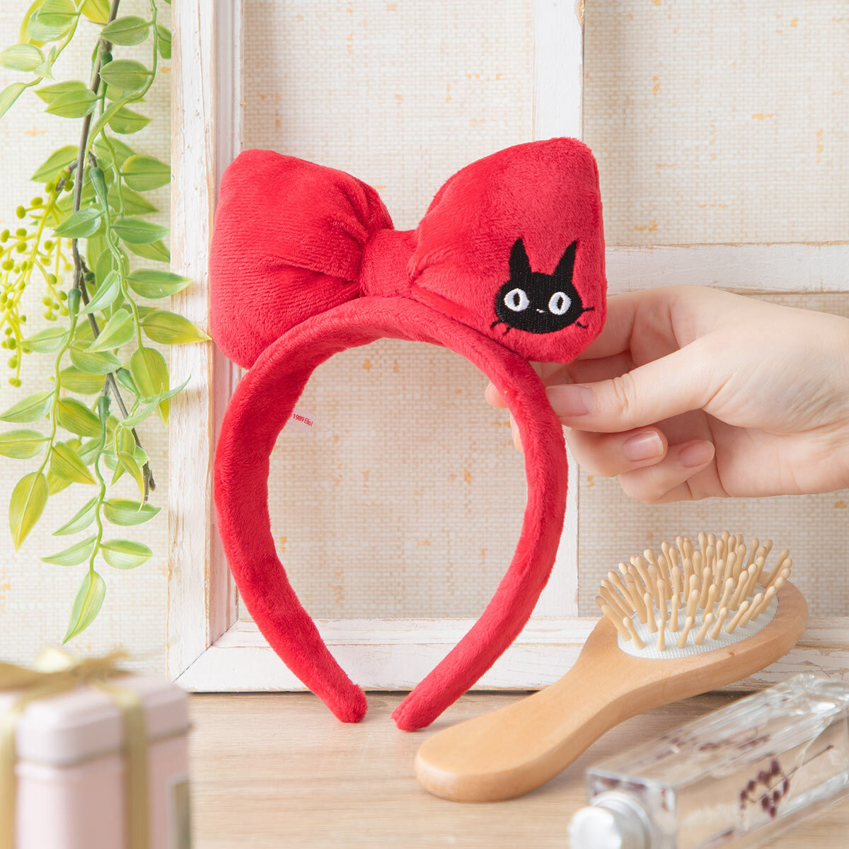 紅色蝴蝶結髮箍 魔女宅急便