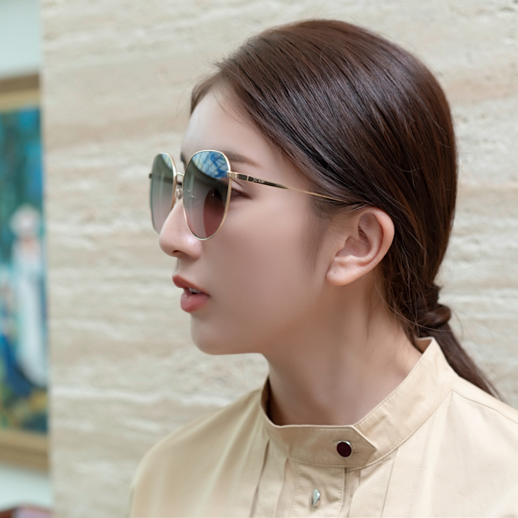 JC WU 純鈦 墨鏡 太陽眼鏡(金色)JC6013-01