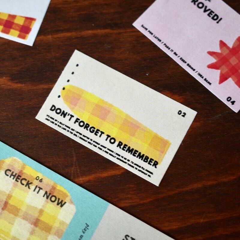 什物｜計畫小幫手留言便條貼紙膠帶（Stick to the plan）