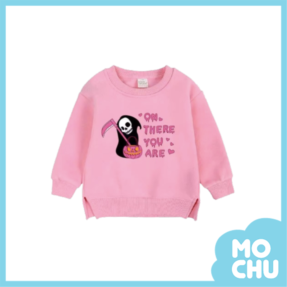 粉紅小惡魔加絨長袖上衣