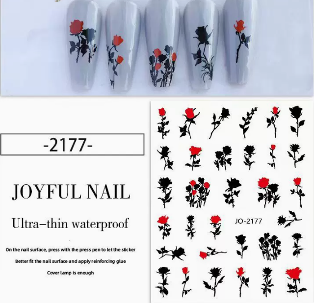Hot selling manicure antique stickers (2177#)
