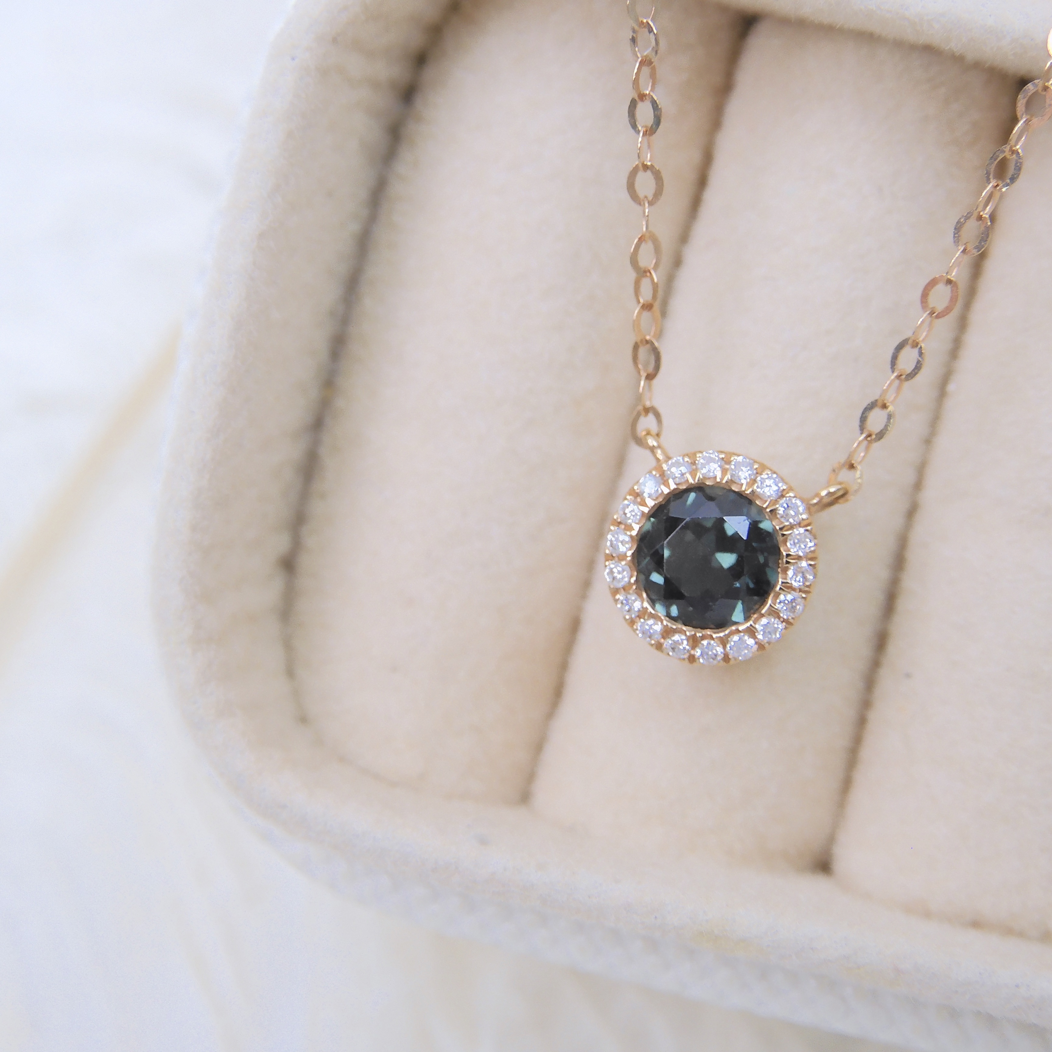 18K金 0.38ct 碧璽項鏈