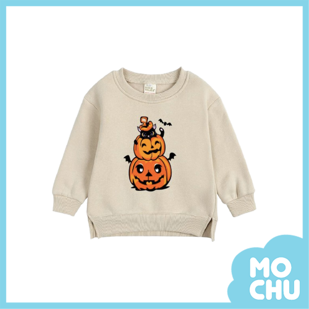 (73cm現貨)貓咪南瓜加絨長袖上衣