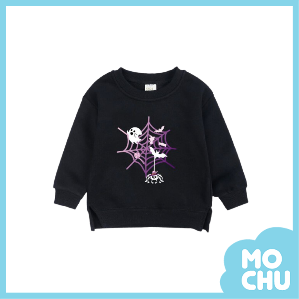 蜘蛛絲蝙蝠加絨長袖上衣