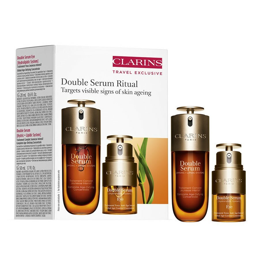 CLARINS 嬌韻詩新賦活雙精華明眸嫩肌護膚套裝