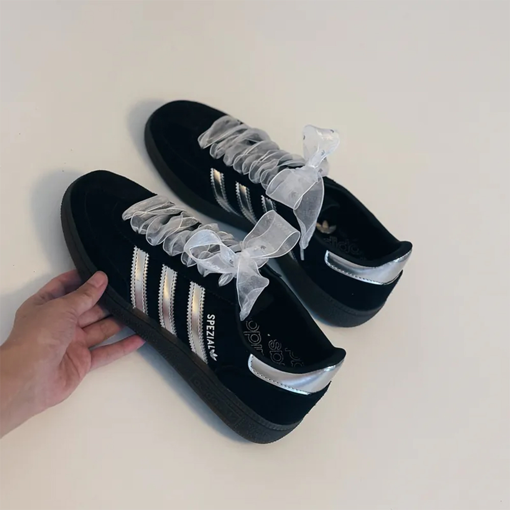 Adidas Originals Handball Spezial 麂皮 黑底 y2k銀 暗夜銀 液態銀 男女鞋 復古鞋 德訓鞋  JP5356