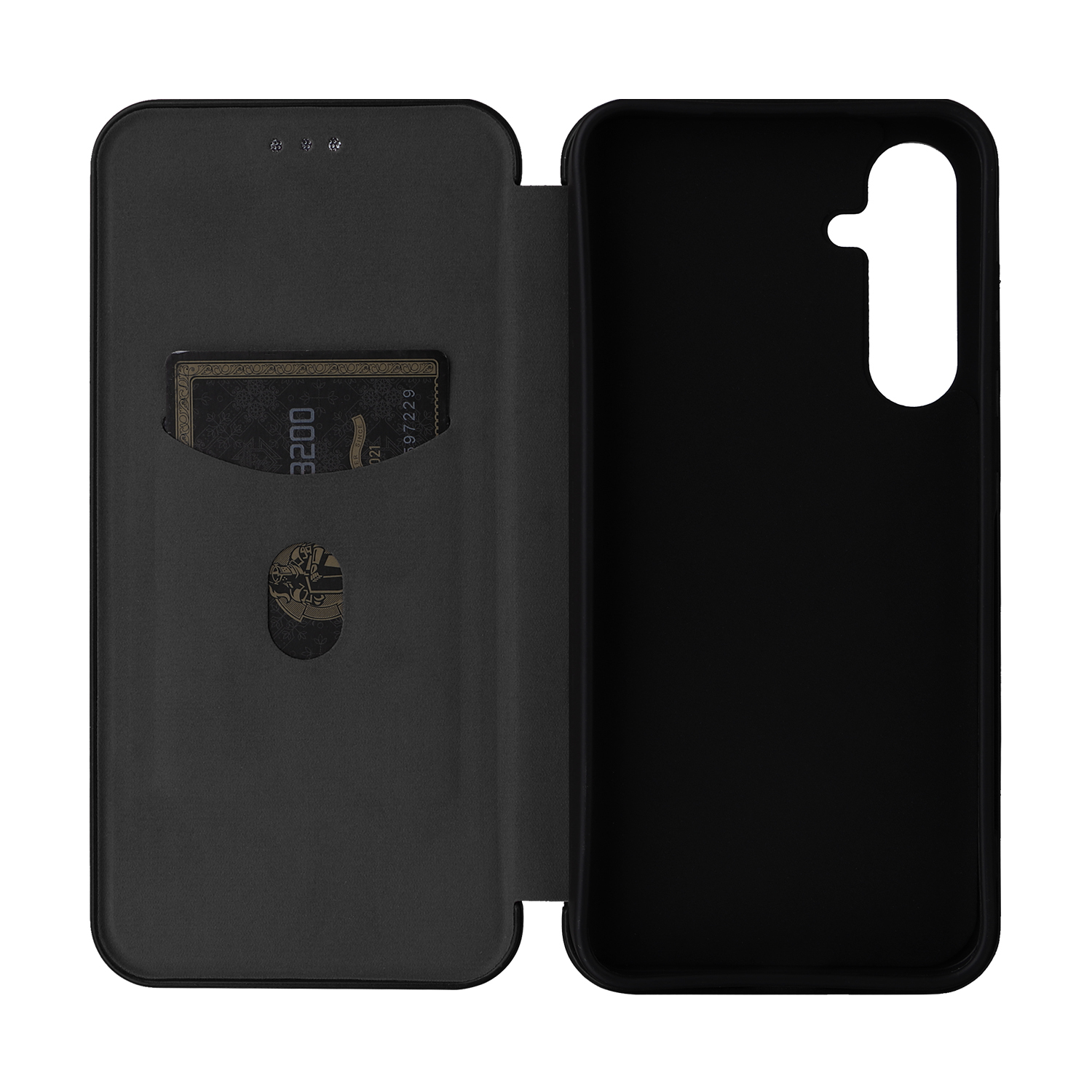 XPRO - Ultra Slim Flip - Samsung A56 A36 Case 貼身防撞翻蓋碳纖皮紋插卡支架手機保護殼