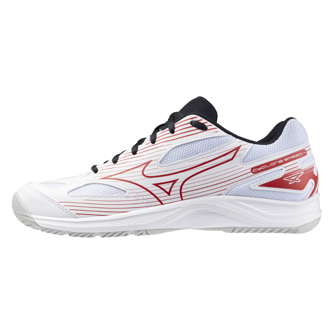 MIZUNO CYCLONE SPEED 4 24FW 白紅色 排球/手球鞋