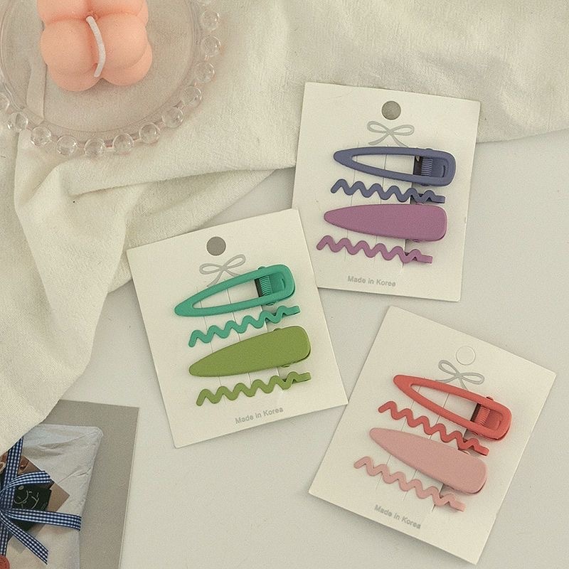 《4726》夏日多巴胺色系少女髮夾