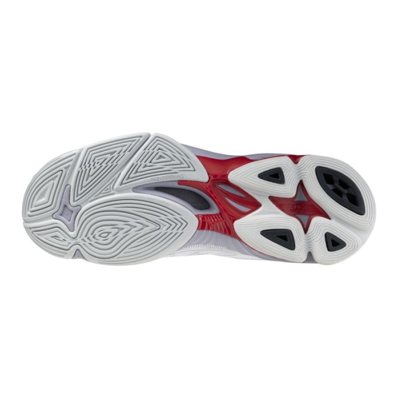 MIZUNO WAVE VOLTAGE 2 24FW 排球鞋/手球鞋 白紅色