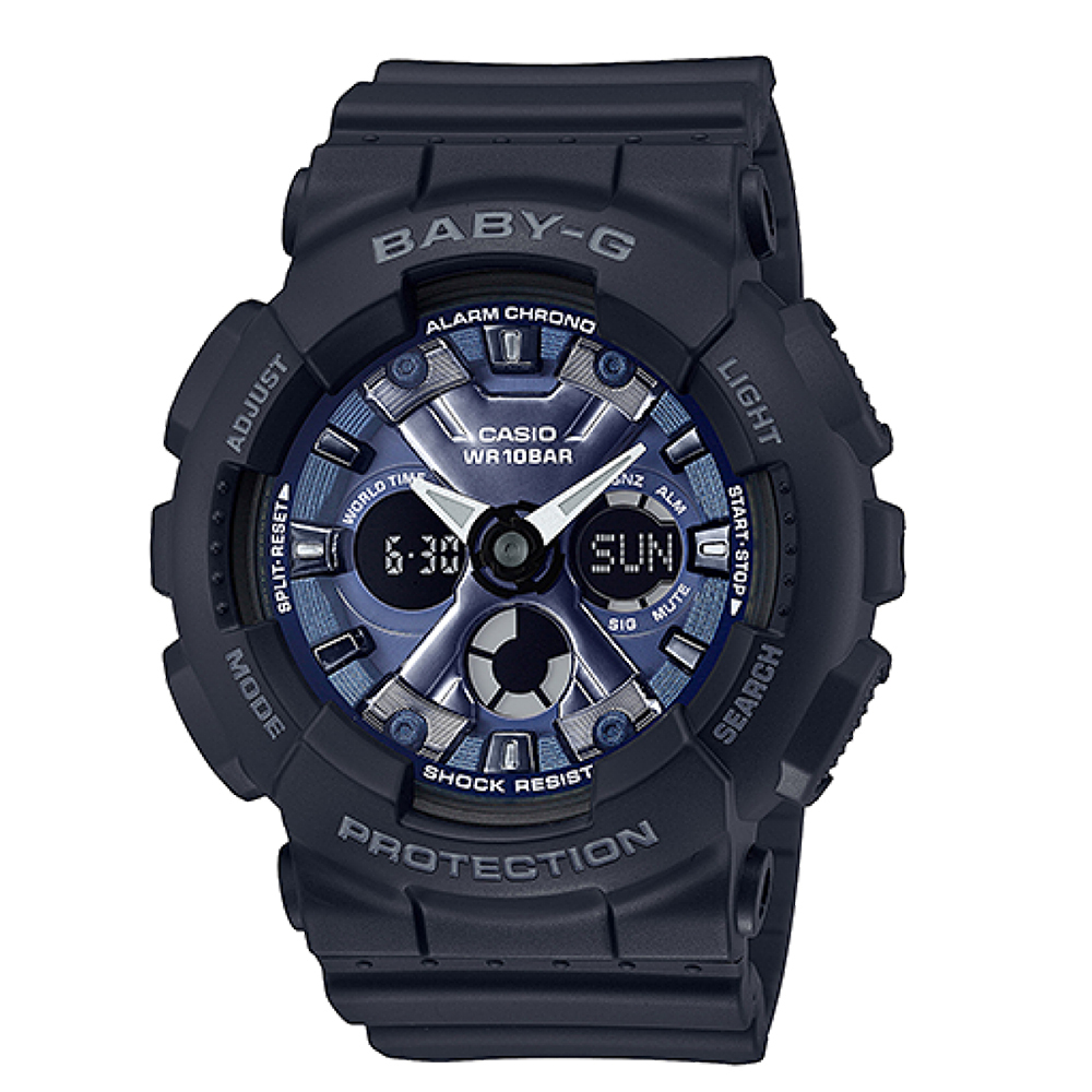 【CASIO Baby-G】BA-130 多功能 2年電池 防水100米 夜光 電子錶 -