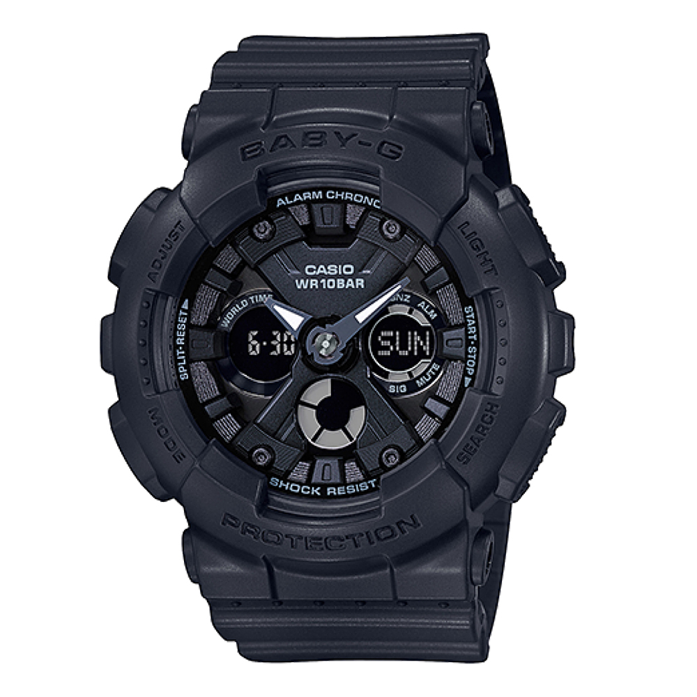 【CASIO Baby-G】BA-130 多功能 2年電池 防水100米 夜光 電子錶 -