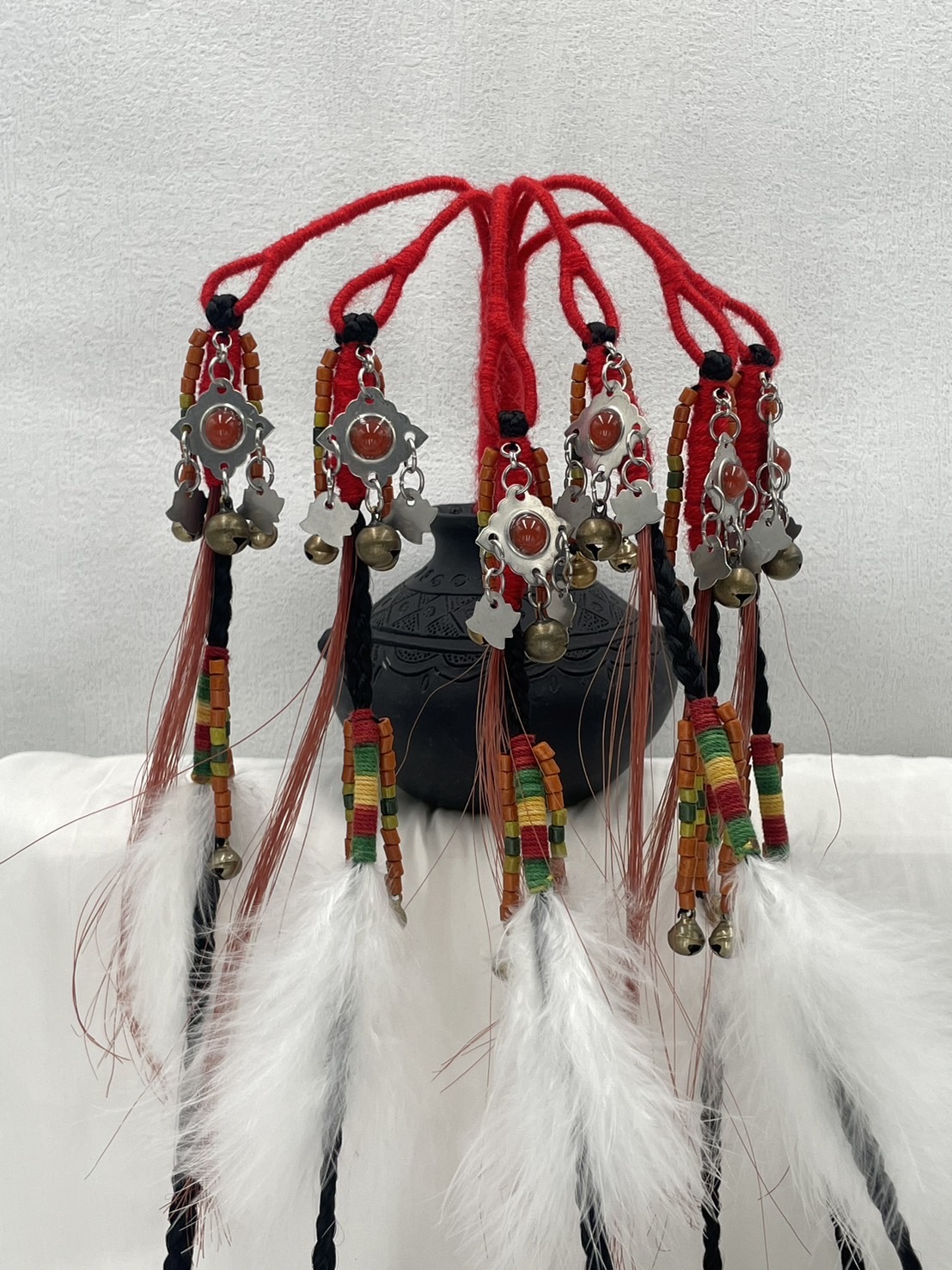 W-No.3白色絨毛萊冠148cm