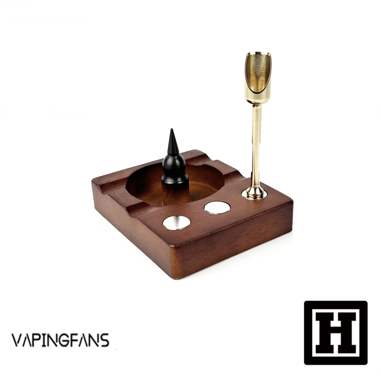 DynaVap Wooden Stand 原木冷卻座