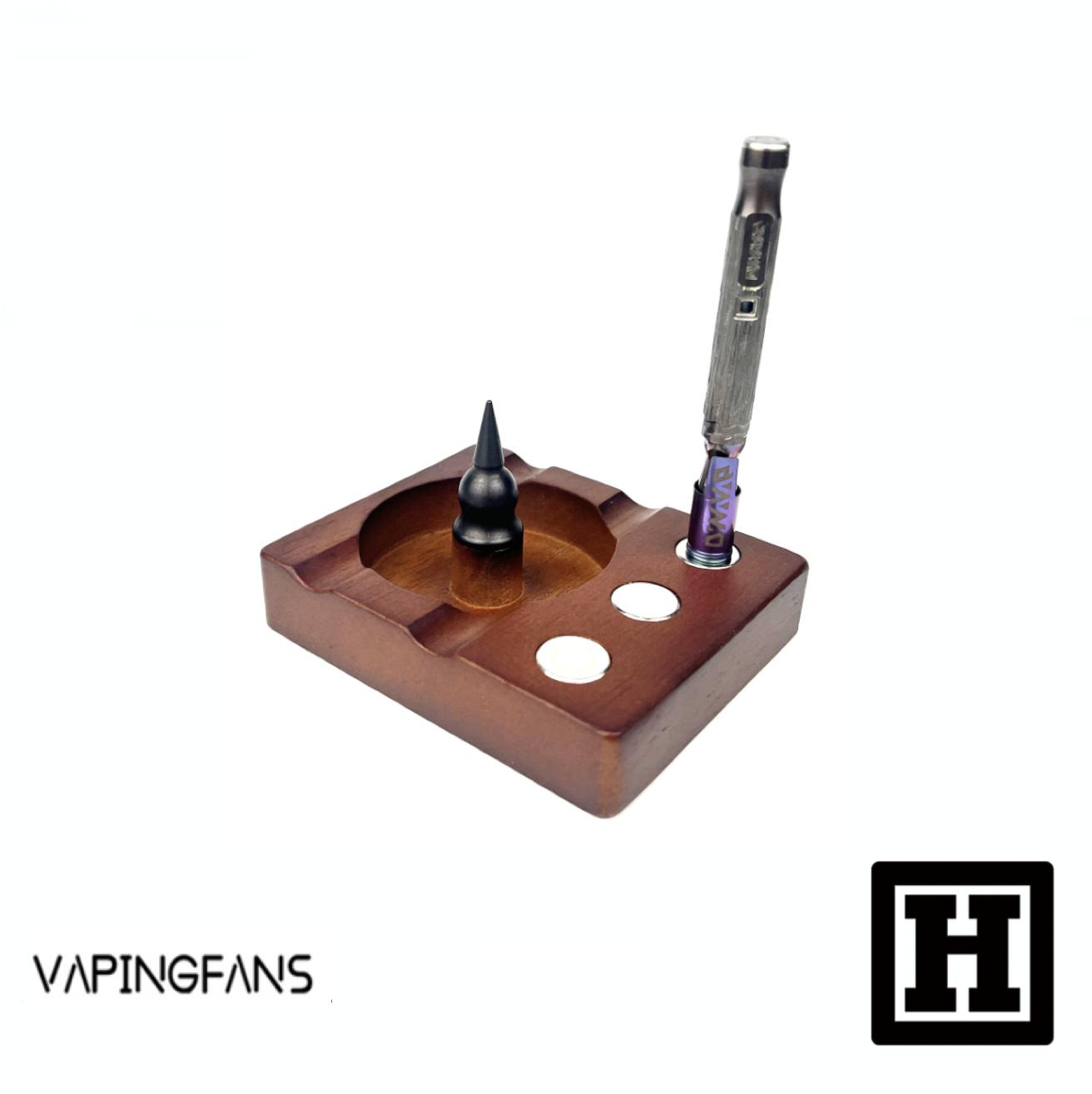 DynaVap Wooden Stand 原木冷卻座
