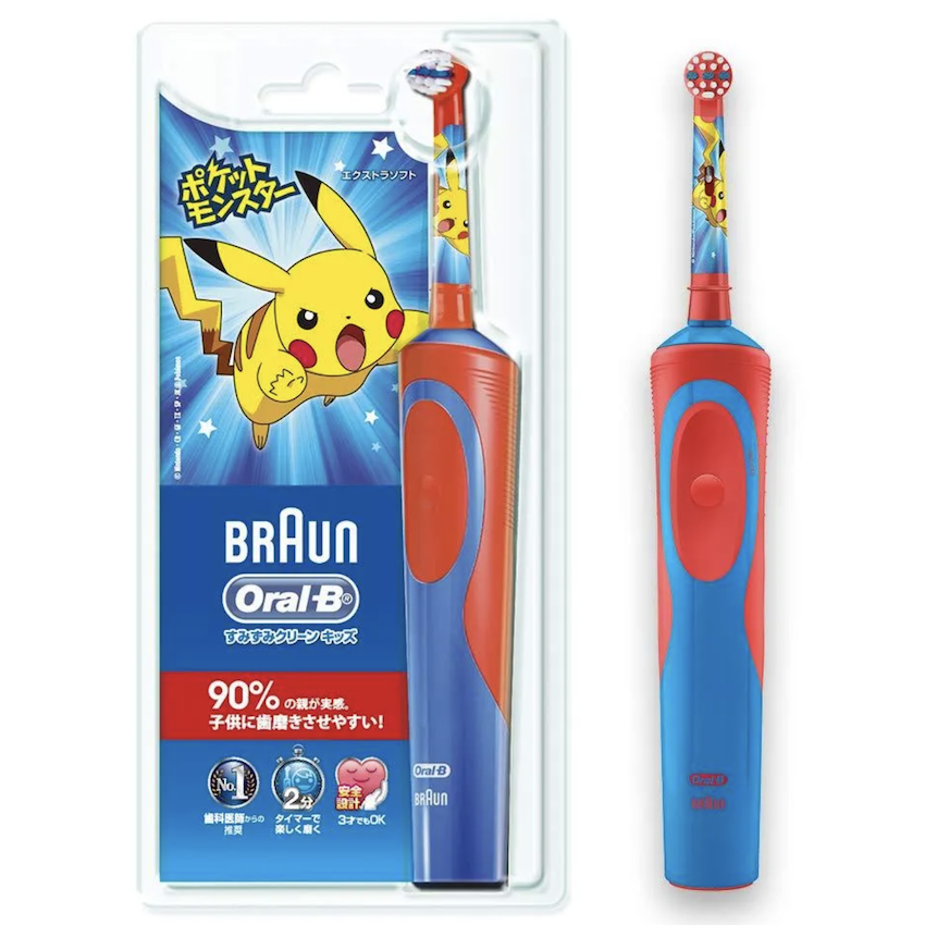 日本 Oral B Pokemon 電動牙刷