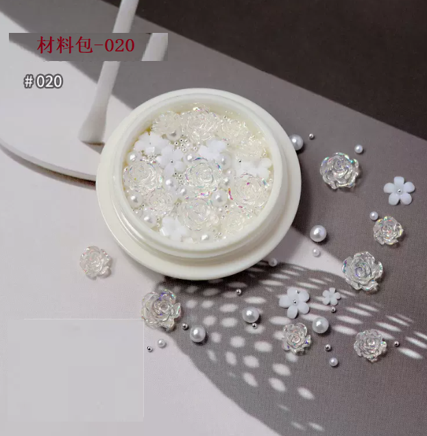 Hot Selling Nail Art Accessories Mixed Material Pack No. 020