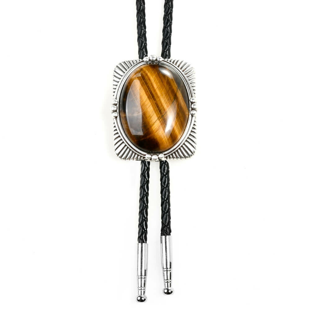 寶璽系列 真皮皮繩 保羅領帶/Bolo Tie/美式領帶 - 新品