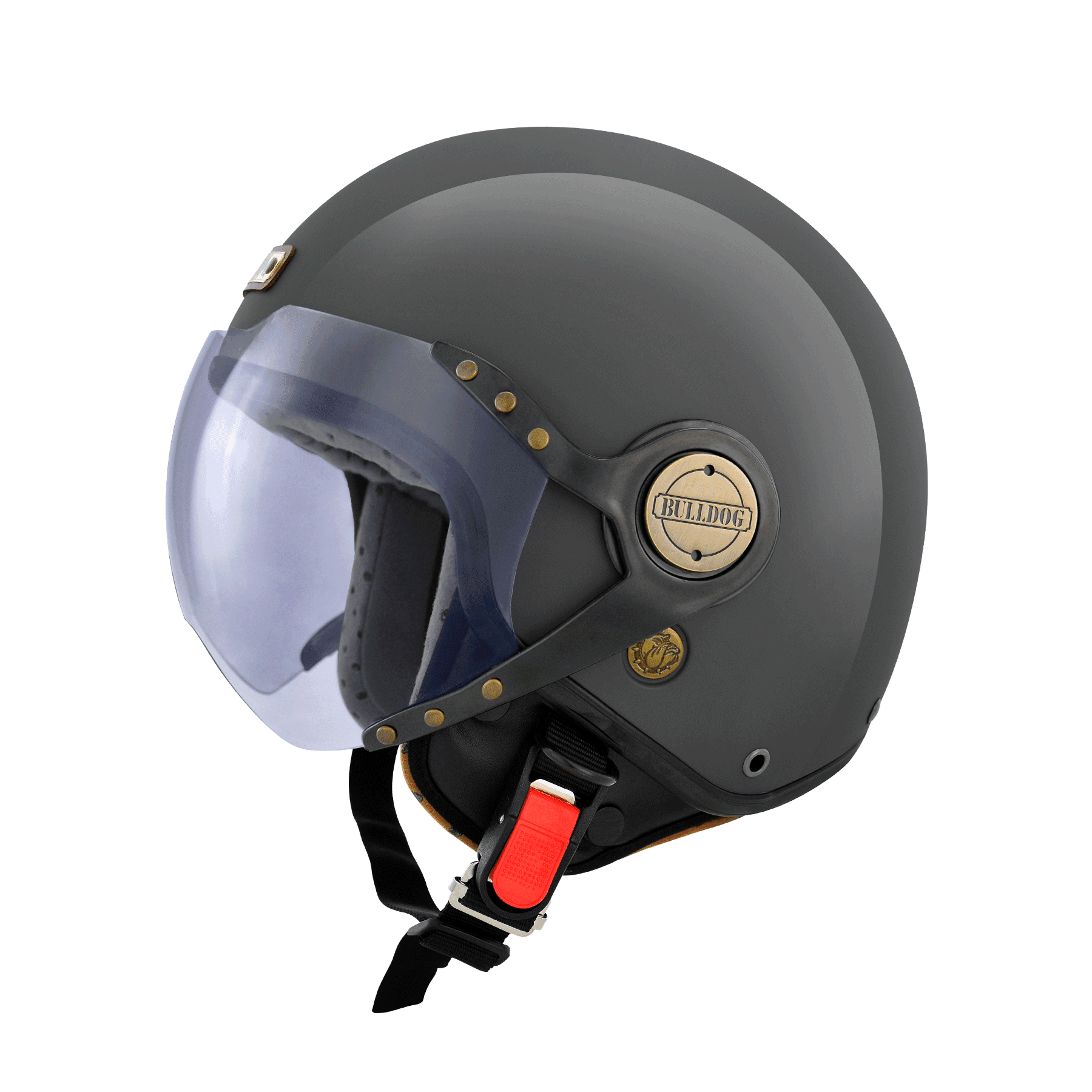 M2R BB-200 水泥灰 素色 3/4罩 短鏡