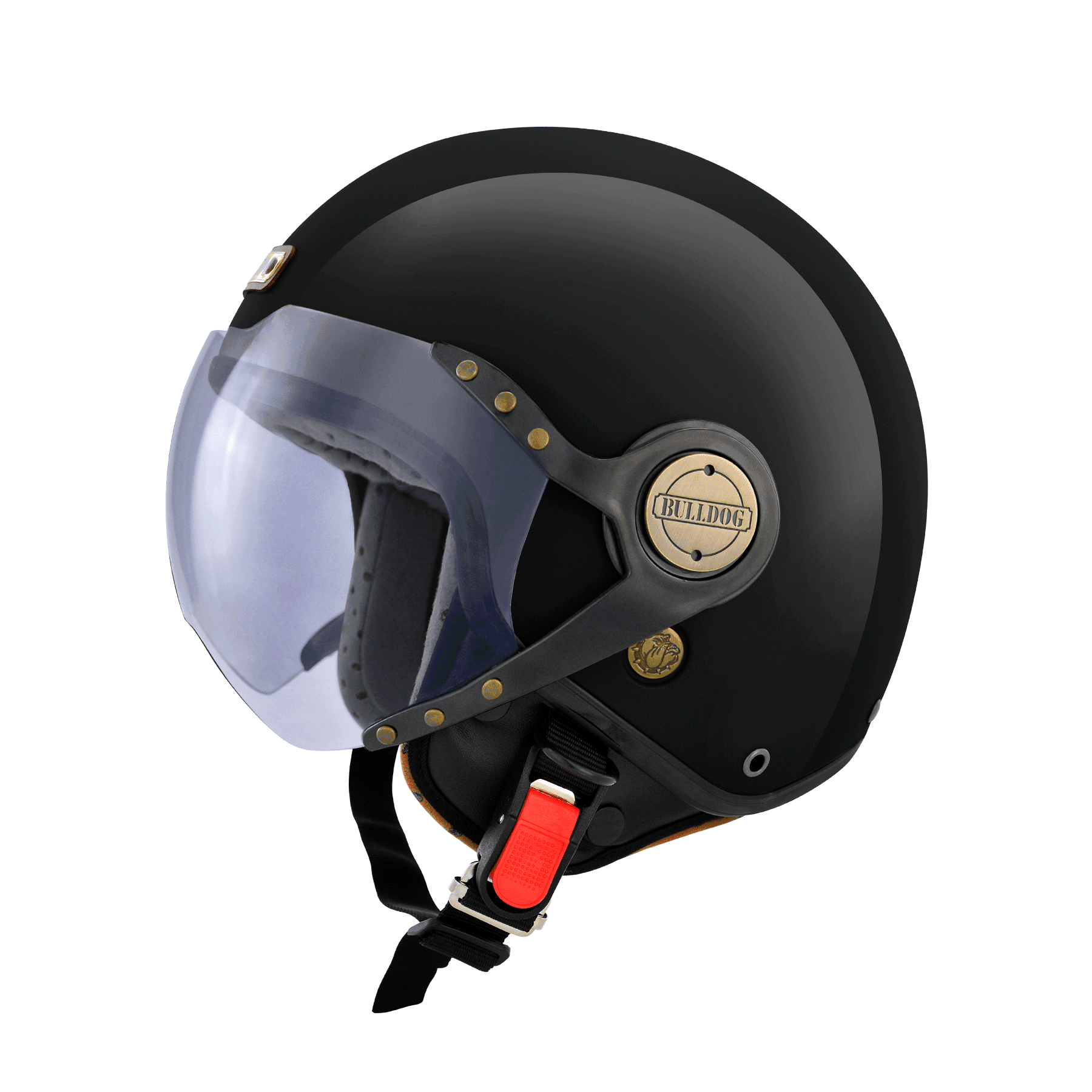 M2R BB-200 黑閃粉 素色 3/4罩 短鏡