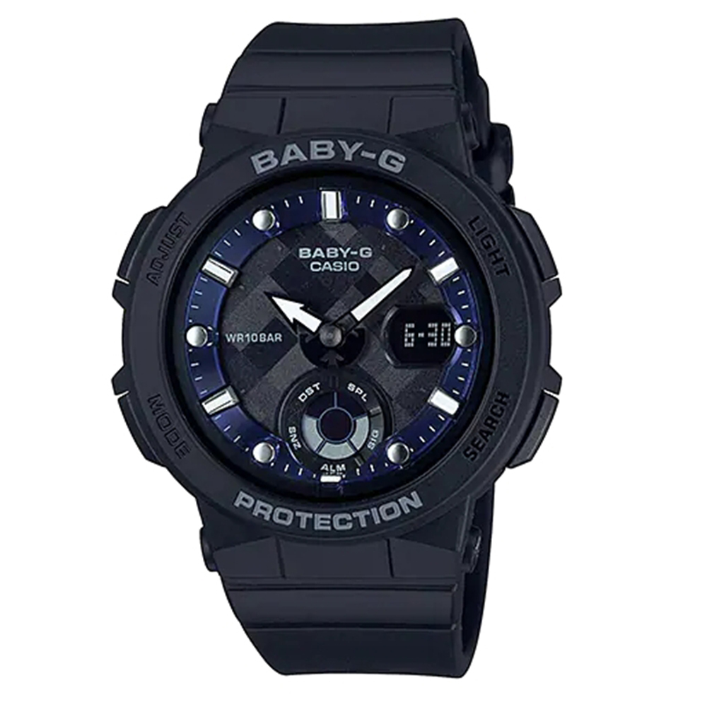 【CASIO Baby-G】BGA-250 海灘旅人系列 雙顯 多功能 3年電池 防水100米 夜光電子錶-